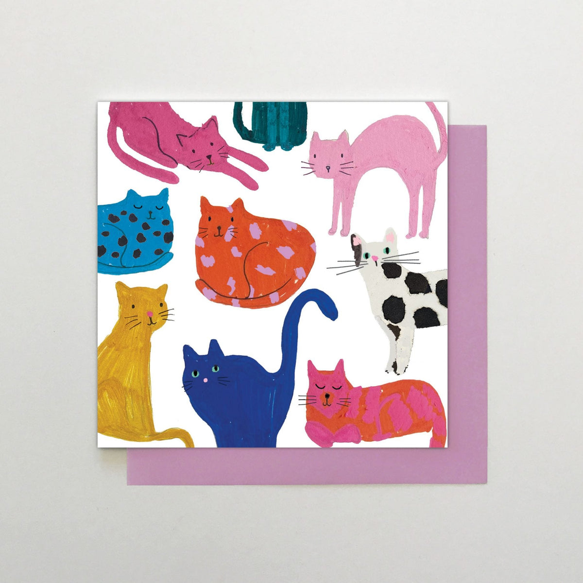Stop The Clock Cats Art Card