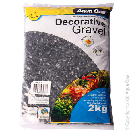 AQUA ONE Gravel Black 2kg