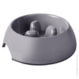 Pet One Melamine Slow Feeder Bowl 300ml Light Grey