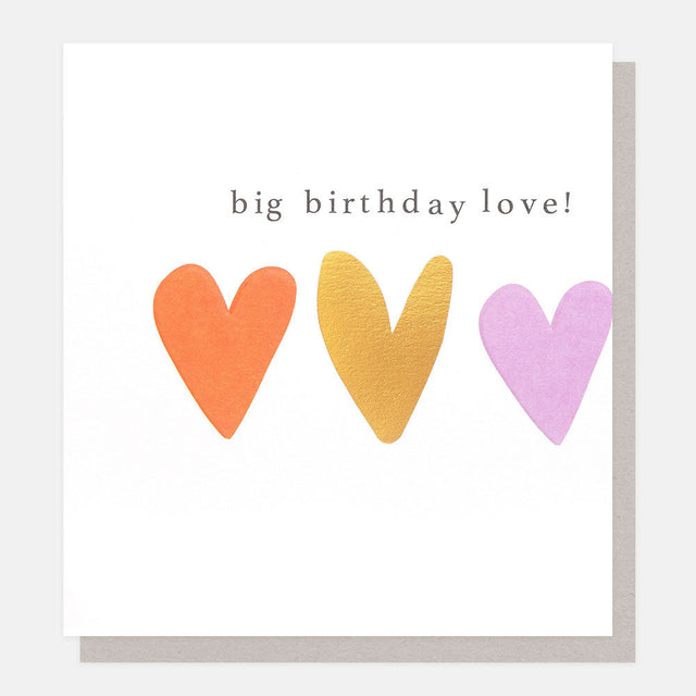 Caroline Gardner Big Birthday Love Card