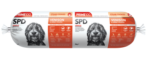 Prime100 SPD Fresh Roll Venison & Sweet Potato 2kg - front