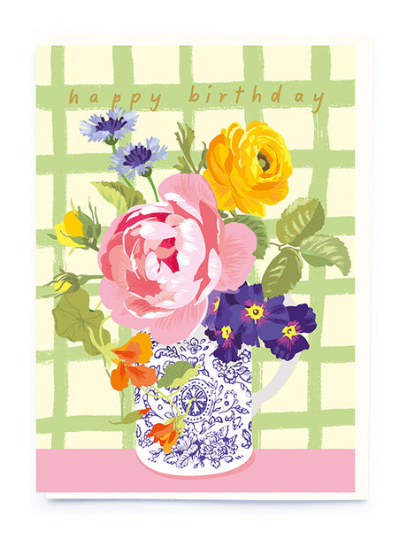 Noi Happy Birthday Flowers Card