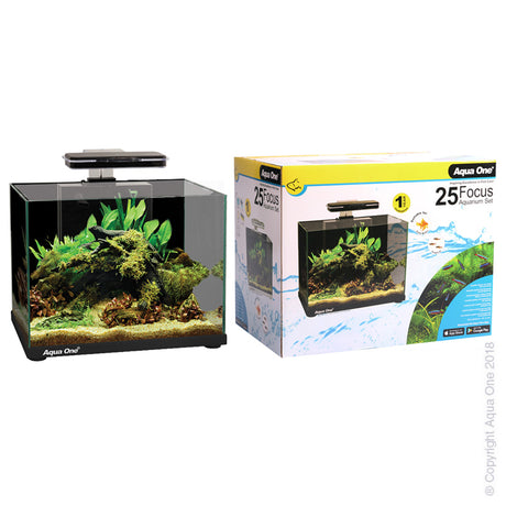 Aqua One Focus 25 Aquarium Black 25L