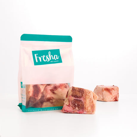 Fresha Beef Brisket Bone Chews Frozen Raw Dog Treat 2 Pack