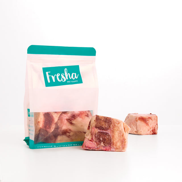Fresha Beef Brisket Bone Chews Frozen Raw Dog Treat 2 Pack