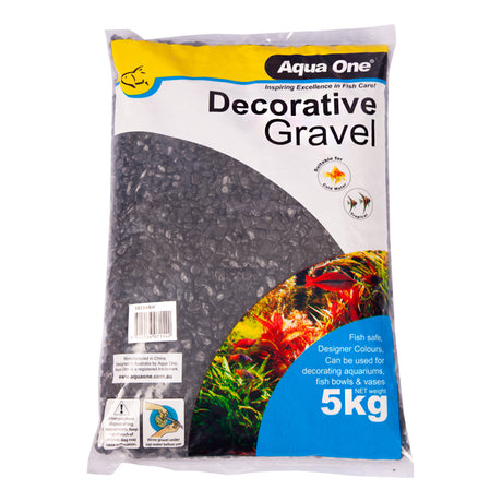 AQUA ONE Gravel Black 5kg
