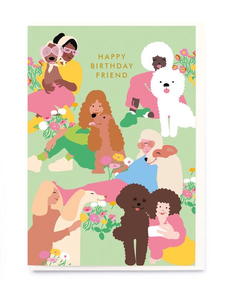 Noi Dogs Like Owners Birthday Card