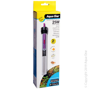 AQUA ONE Glass Heater 25w