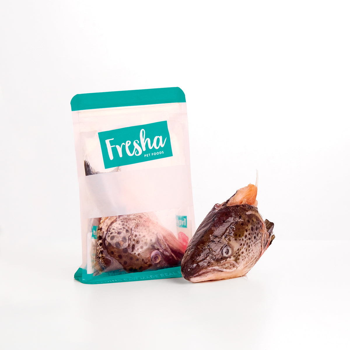 Fresha Salmon Heads IQF Frozen Raw Pet Food 2 Pack