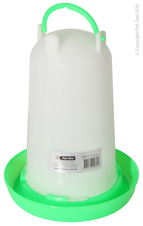 Pet One Poultry Gravity Drinker 3L
