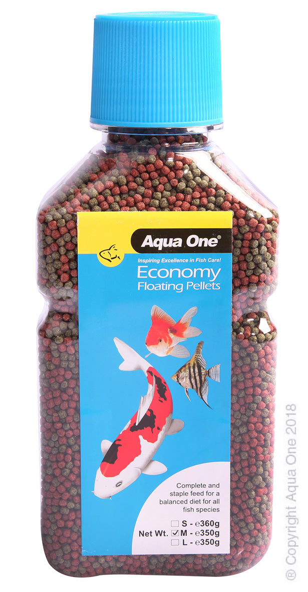 AQUA ONE Economy Pellets 2MM 350G