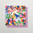 Stop The Clock Cats in Flowers Art Card