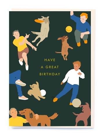 Noi Have A Great Birthday Dogs Card