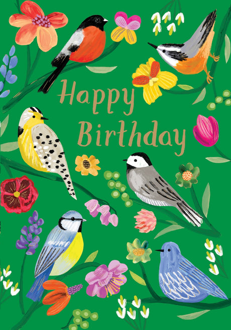 Roger La Borde Birdhaven Birthday Card