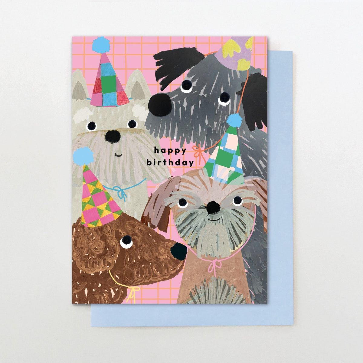 Stop The Clock Birthday Dogs Card