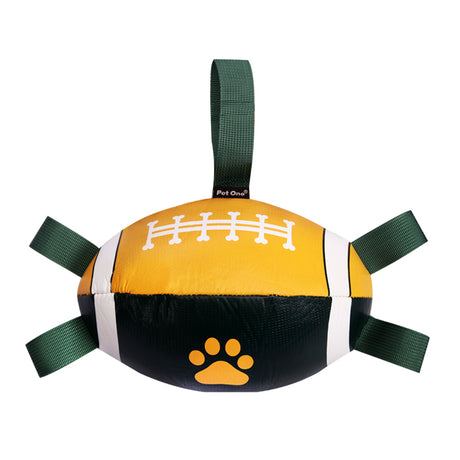 Pet One Interactive Football with Toggles Dog Toy