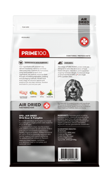Prime100 SPD Air Dried Wild Boar & Pumpkin 120g - back