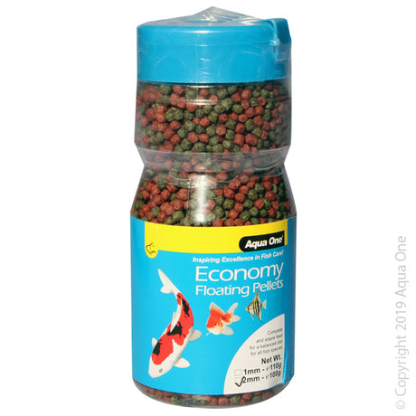 AQUA ONE Economy Pellets 2mm 100g