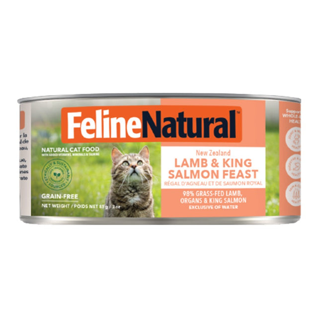 Feline Natural Lamb & King Salmon Feast Wet Cat Food Can 85g