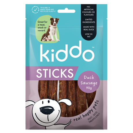 KIDDO Duck Sausage Sticks 90g