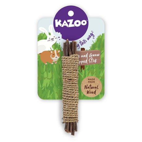 Kazoo Small Animal Nibble & Gnaw Wrapped Stick