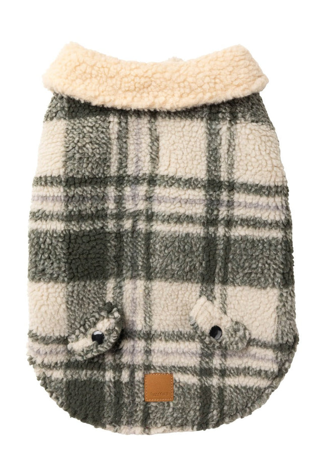 FuzzYard Lumberjack 25 Jacket, Money Green/Cream