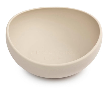 FuzzYard Life silicone bowl, Sandstone