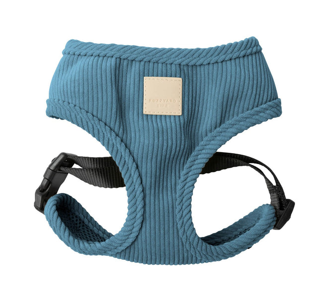 FuzzYard Life Corduroy Harness, French Blue