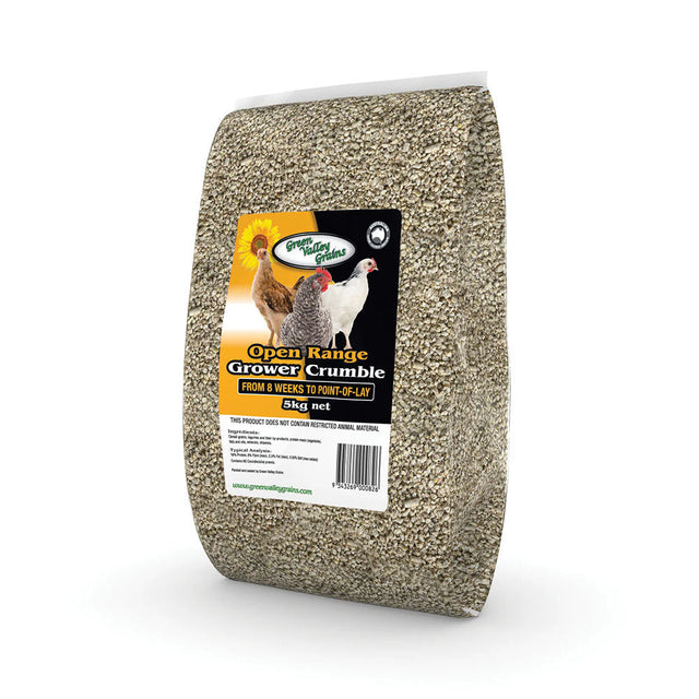 Green Valley Open Range Pullet Grower Crumbles 5kg