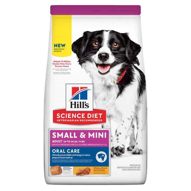 Hill's Science Diet Adult Oral Care Small & Mini Dry Dog Food