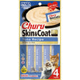 Inaba Churu Skin & Coat Tuna Cat Treats 4 Pack