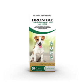 Drontal Allwormer Tablets for Small Dogs 3kg 4 Pack