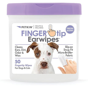 PETKIN FINGERTIP EAR WIPES