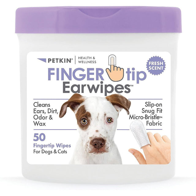 PETKIN FINGERTIP EAR WIPES