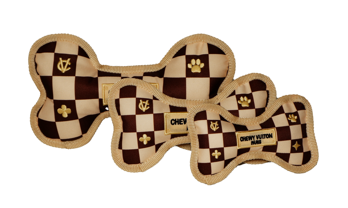 Romie tuff bone plush dog toy