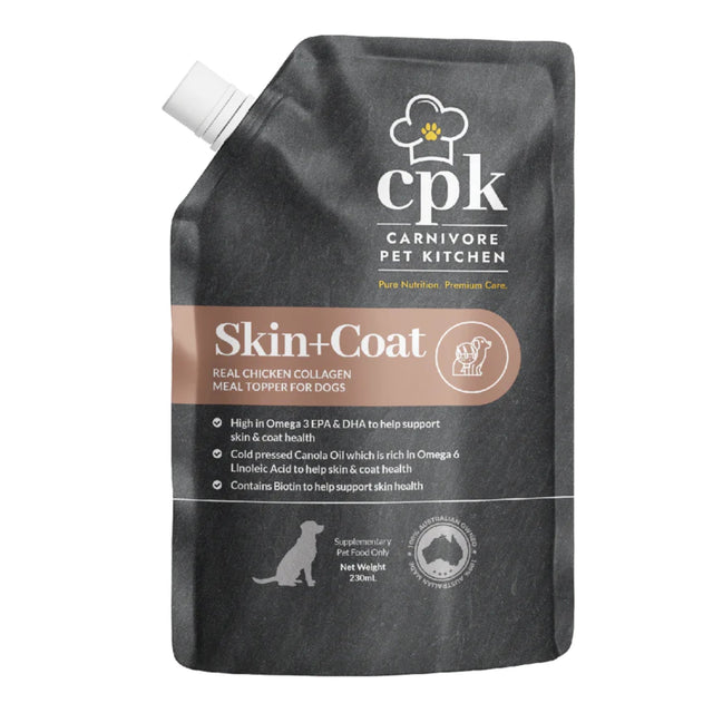 CPK Skin + Coat Collagen Meal Topper for Dogs 230ml