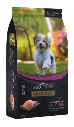 Supervite Gold Label Puppy Chicken Dry Dog Food 20kg