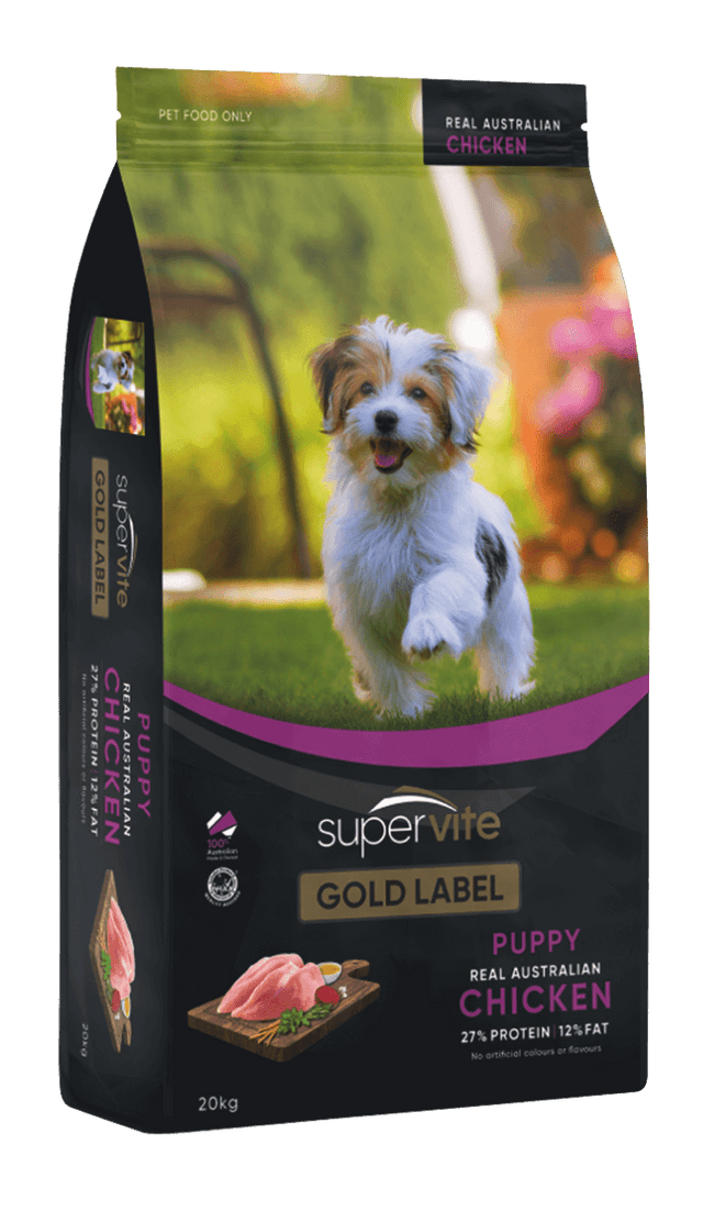 Supervite Gold Label Puppy Chicken Dry Dog Food 20kg