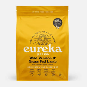 Eureka Wild Venison & Grass Fed Lamb air dried dog food