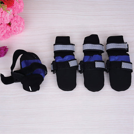 ZEEZ DOG WATERPROOF BOOTS BLUE S