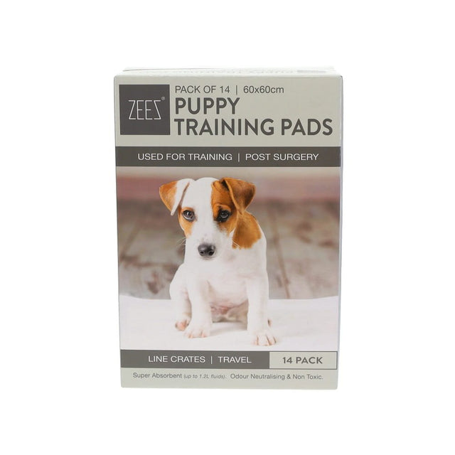 ZEEZ PUPPY TRAINING PADS 60x60cm - 14pk