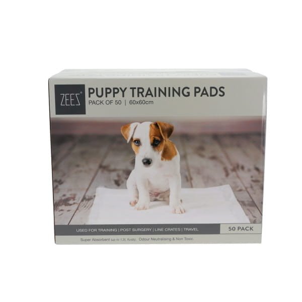 ZEEZ PUPPY TRAINING PADS 60x60cm - 50pk
