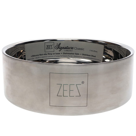 ZEEZ SIGNATURE COLLECTION SS CLASSIC PET BOWL 2.18 Litre (22cm)