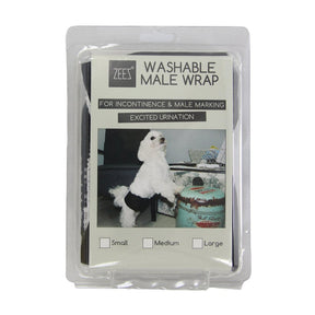 ZEEZ WASHABLE MALE WRAP LARGE