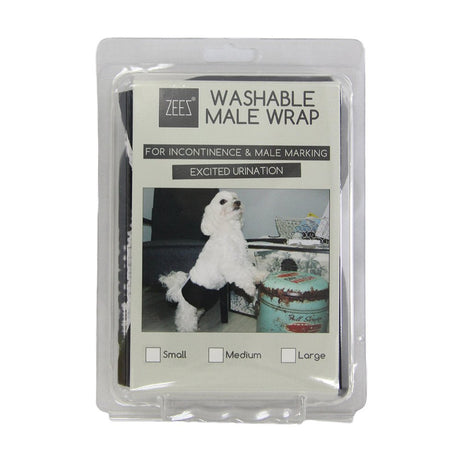 ZEEZ WASHABLE MALE WRAP LARGE