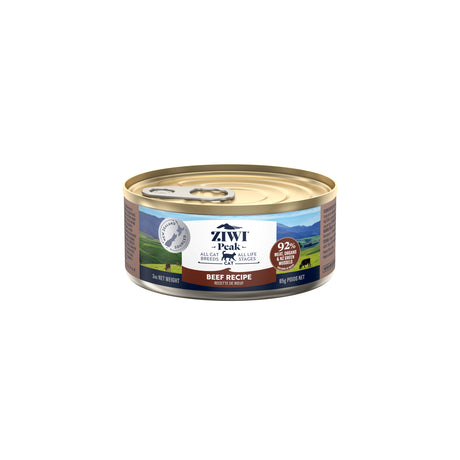 ZIWI Peak Beef Wet Cat Food Can 85g