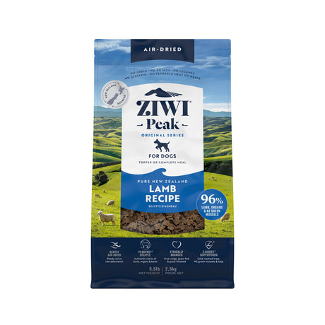 ZIWI Peak Air-Dried Lamb Dog Food 2.5kg