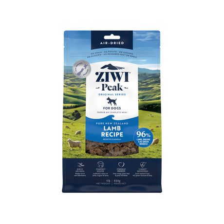 ZIWI Peak Air-Dried Lamb Dog Food 454g