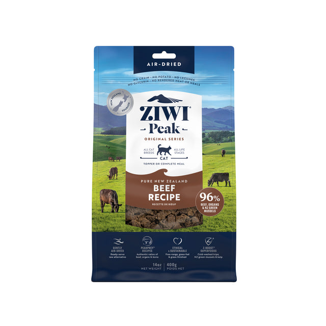 ZIWI Peak Air-Dried Beef Cat Food 400g