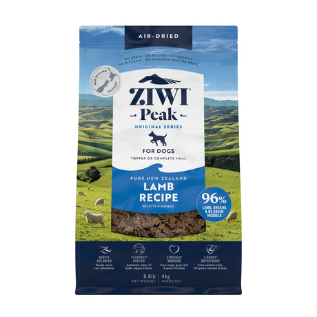 ZIWI Peak Air-Dried Lamb Dog Food 4kg